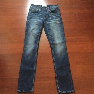 DEPARTWEST fitted straight jeans. Size 28x34